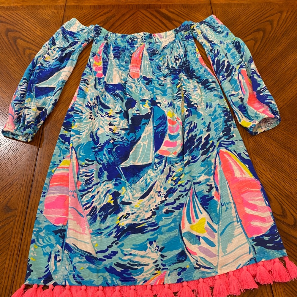 Lilly Pulitzer Off Shoulder Dress